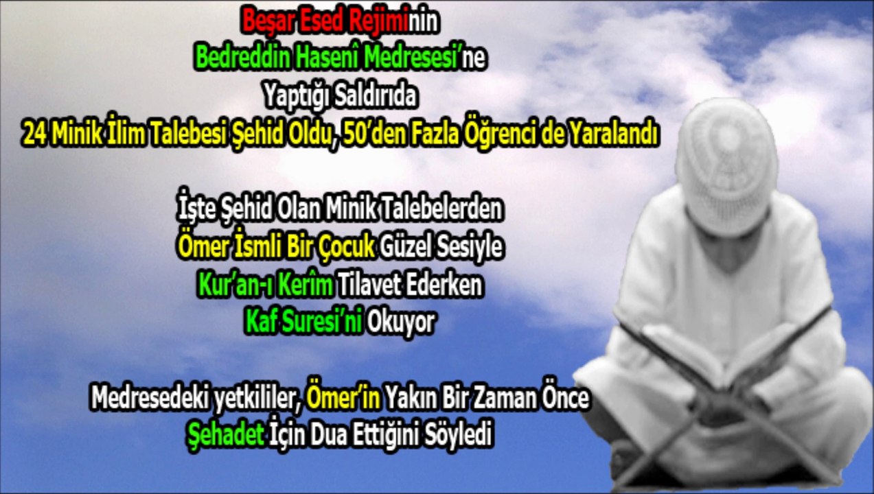 BEŞAR ESED Şimdi de Minik İlim Talebeleri Katletti