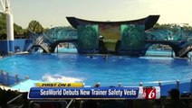 SeaWorld Killer Whale Trainers Receive New Safety Vests
