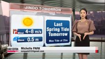Weather improves nationwide with mild weather conditions