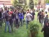 Osmangazi Üniversitesi'nde sol görüşlü öğrencilere saldırı anı