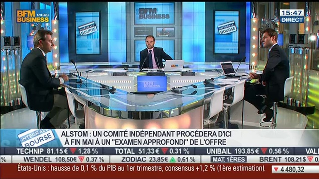 Bourse: La cotation d’Alstom a repris en forte hausse: Thomas Dhainaut, dans Intégrale Bourse – 30/04