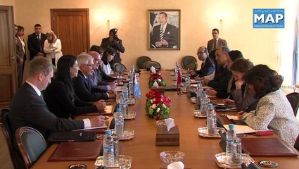 Entretiens de Mbarka bouaida avec le ministre du commerce Newzélandais et ministre adjoint des affaires etrangéres
