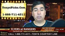 Game 7 Odds Pick New York Rangers vs. Philadelphia Flyers Prediction NHL Playoff Preview 4-30-2014