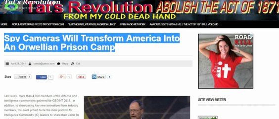 Spy Cameras Will Transform America Into An Orwellian Prison Camp