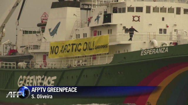 Ativistas do Greenpeace são presos na Holanda