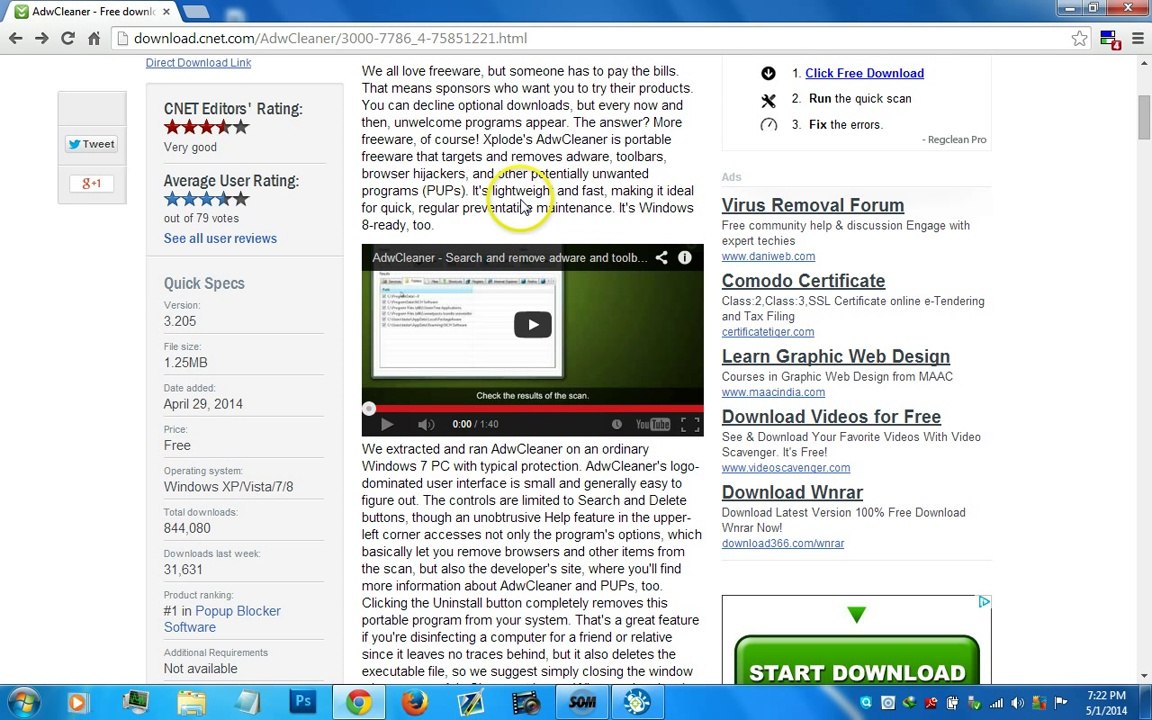 How to Remove Adware,Unwanted Toolbars,Unwanted Softwares,Adcash Ads,Pop Ups,Ask Toolbar,Stop Pop Ups ?