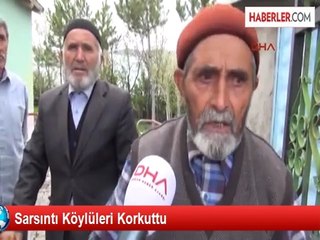 Sarsıntı Köylüleri Korkuttu