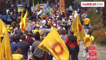 Alanya'da 1 Mayıs Mitingi