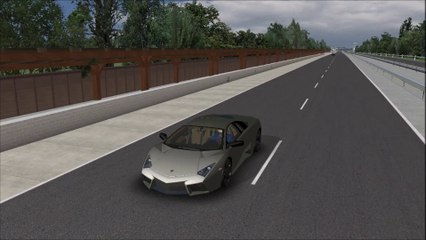 rFactor Long Road Race - Lamborghini vs Aston