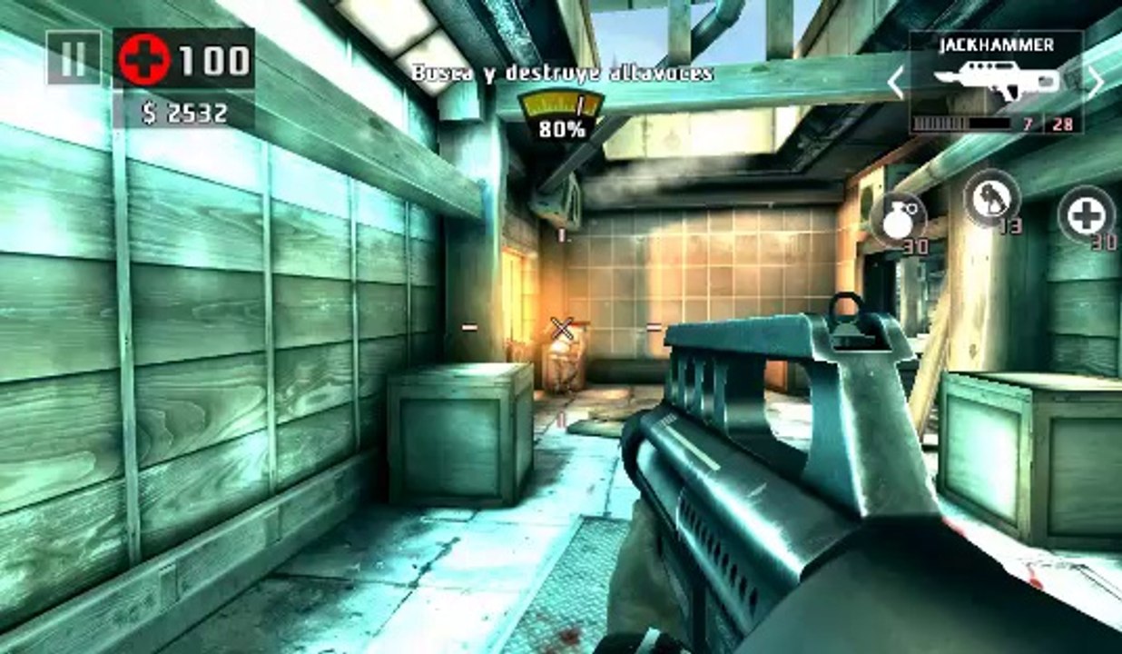probando la jackhammer  Dead trigger 2