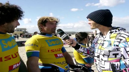 ITW Geoffrey Mascarell, Marion Mortefon, Antoine Questel - Mondial du Vent 2014