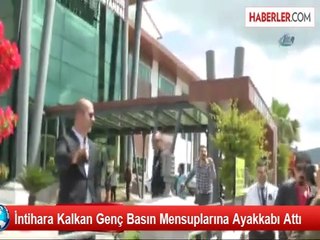 Borcu Yüzünden Fethiye'de Hastanenin Çatısına Çıktı