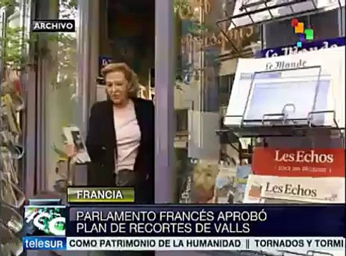 Aprueba la Asamblea Nacional los recortes presupuestarios en Francia