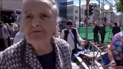 De la nourriture gratuite pour des Grecs en colère