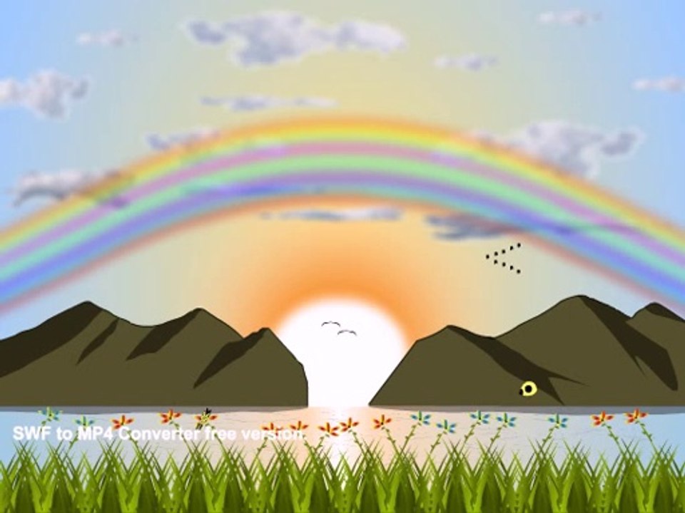 Rain Bow BackGround
