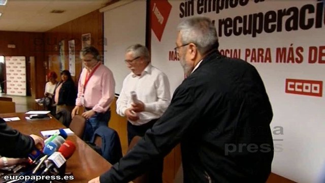 Rajoy recibe en Moncloa a los sindicatos europeos