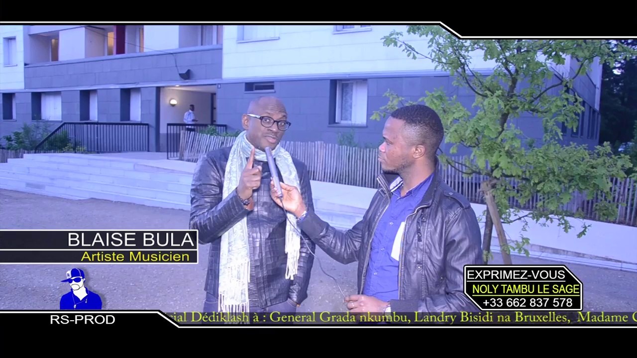 BLAISE BULA À PARIS RÉPOND A REDDY AMISI : « BATU OYO BAMELAKA BA ZODODO NA DIAMBA = ZODODIA »