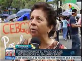 Estancadas las negociaciones por la huelga de maestros panameños
