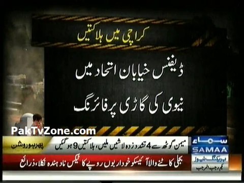 Firing incidents in various parts of Karachi, 9 killed