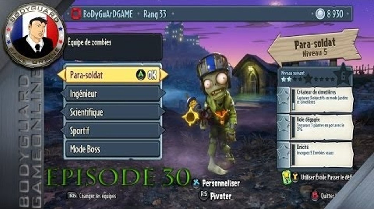 Plants vs Zombies Garden Warfare Let's Play Épisode 30 Jeu Rigolo Objectif 100