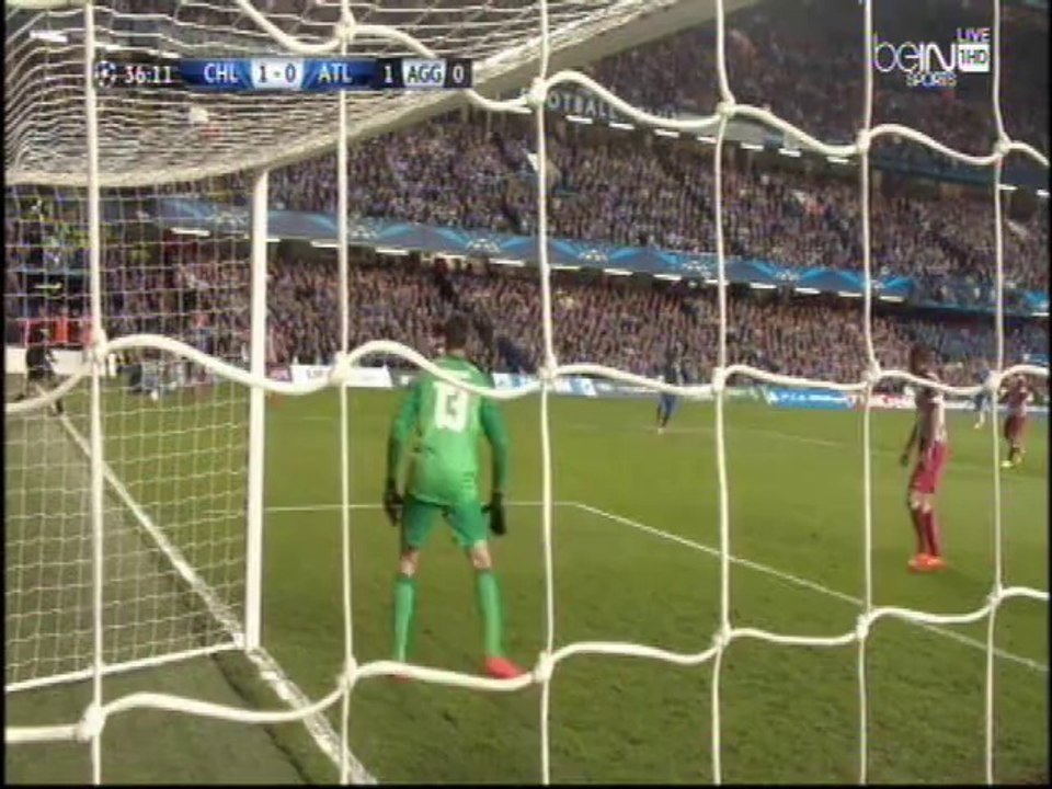 هدف تشيلسي في شباك اتليتكو مدريد - نصف نهائي أبطال أوروبا 2014