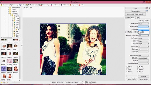 Comment faire une fondu de 2 images