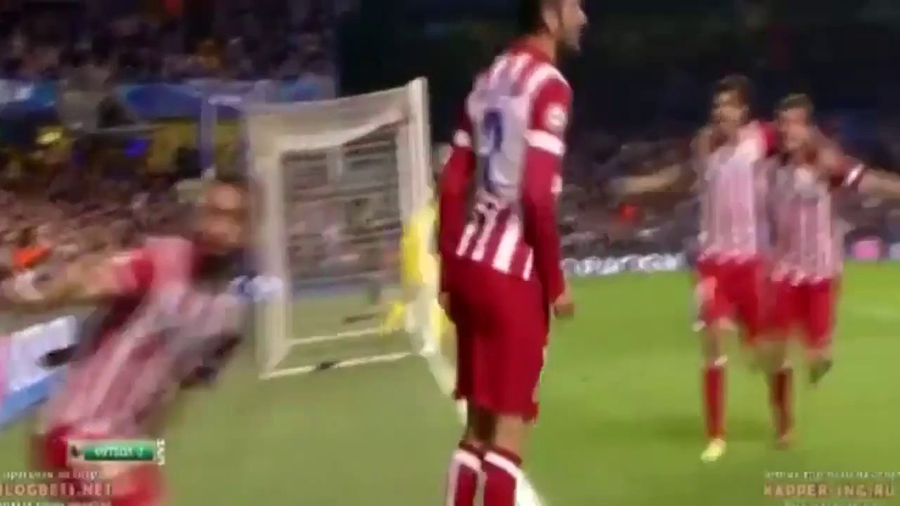 04/30/2014 Chelsea vs Atletico madrid 1-1 (AGG 1-1) 1st Half Highlights