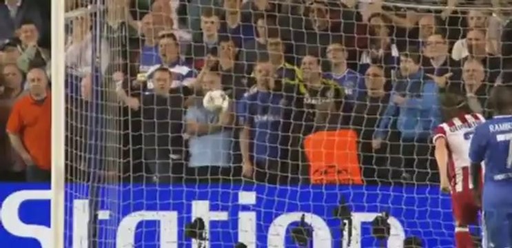 Diego Costa Goal Penalty shot ~ Chelsea vs Atletico 1-2 30/04/2014 Champion League
