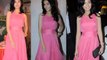 Bollywood Angel Girl Amrita Rao looks glamorous Gorgeous Cute Sweet in Pink Gown Dress at Rizvi College Festival