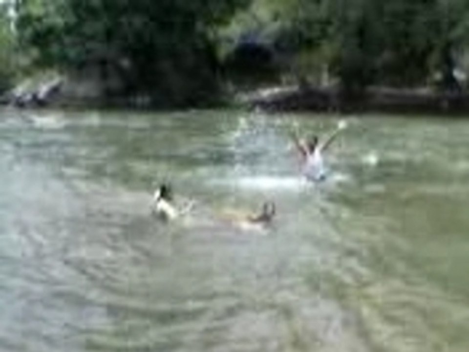 fun in river