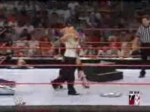 Jeff Hardy VS Bradshaw Hardcore match