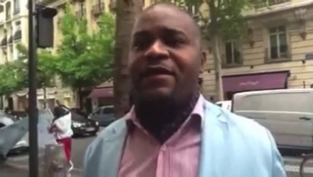 Les Brazzavillois de Paris en soutien aux Congolais RDC manifestent contre Sassou devant l'Ambassade du Congo-Brazzaville