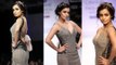Bollywood Hot Actress Dia Mirza ramp Walks at the Lakme Fashion Week Summer / Resort 2012