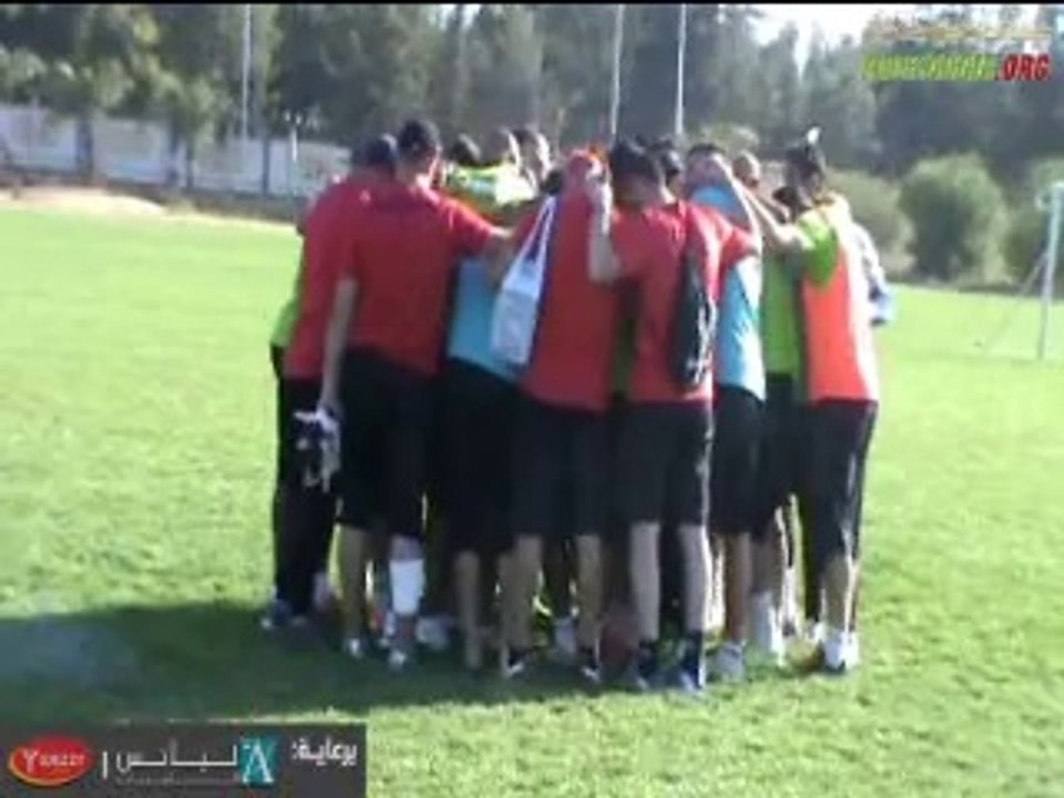 la derniere séance d"entrainement du MCA et un mot pour les supporters de la part des Joueurs