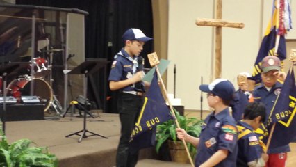 Cérémonie d'ouverture des Scouts