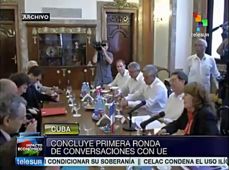 Concluye primera ronda de negociaciones entre Cuba y UE