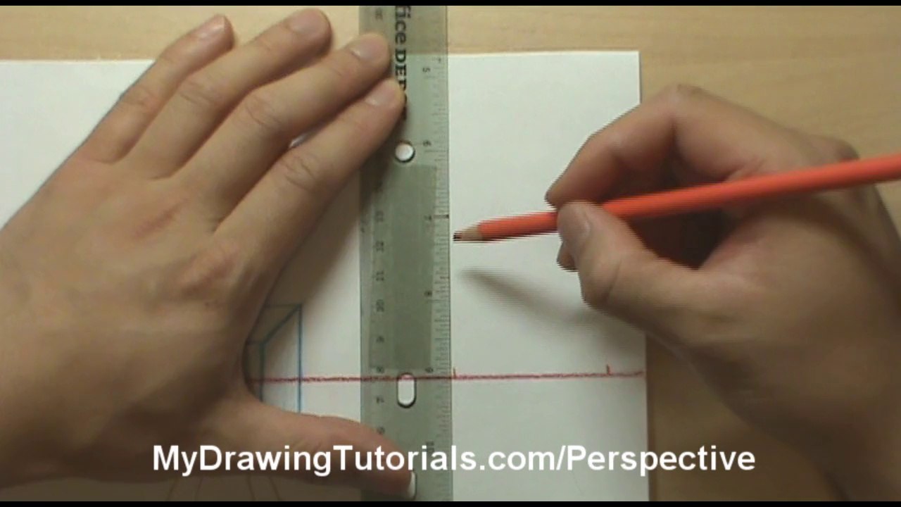 Perspective Drawing 4/6 – How To Draw 1-Point Perspective