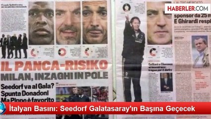 İtalyan Basını: Seedorf Galatasaray'ın Başına Geçecek