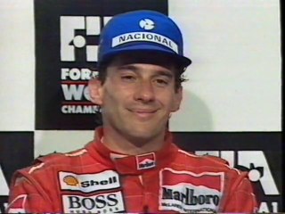 Senna: Time for a smile! (Adelaide 1993)