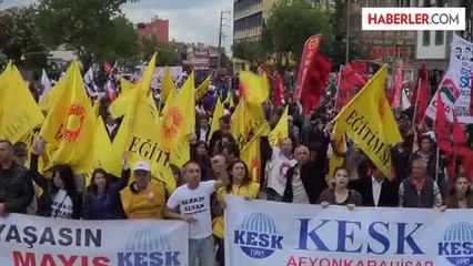 Afyonkarahisar'da İki Ayrı 1 Mayıs Kutlaması