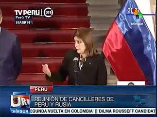 Concluye visita de canciller ruso en Perú