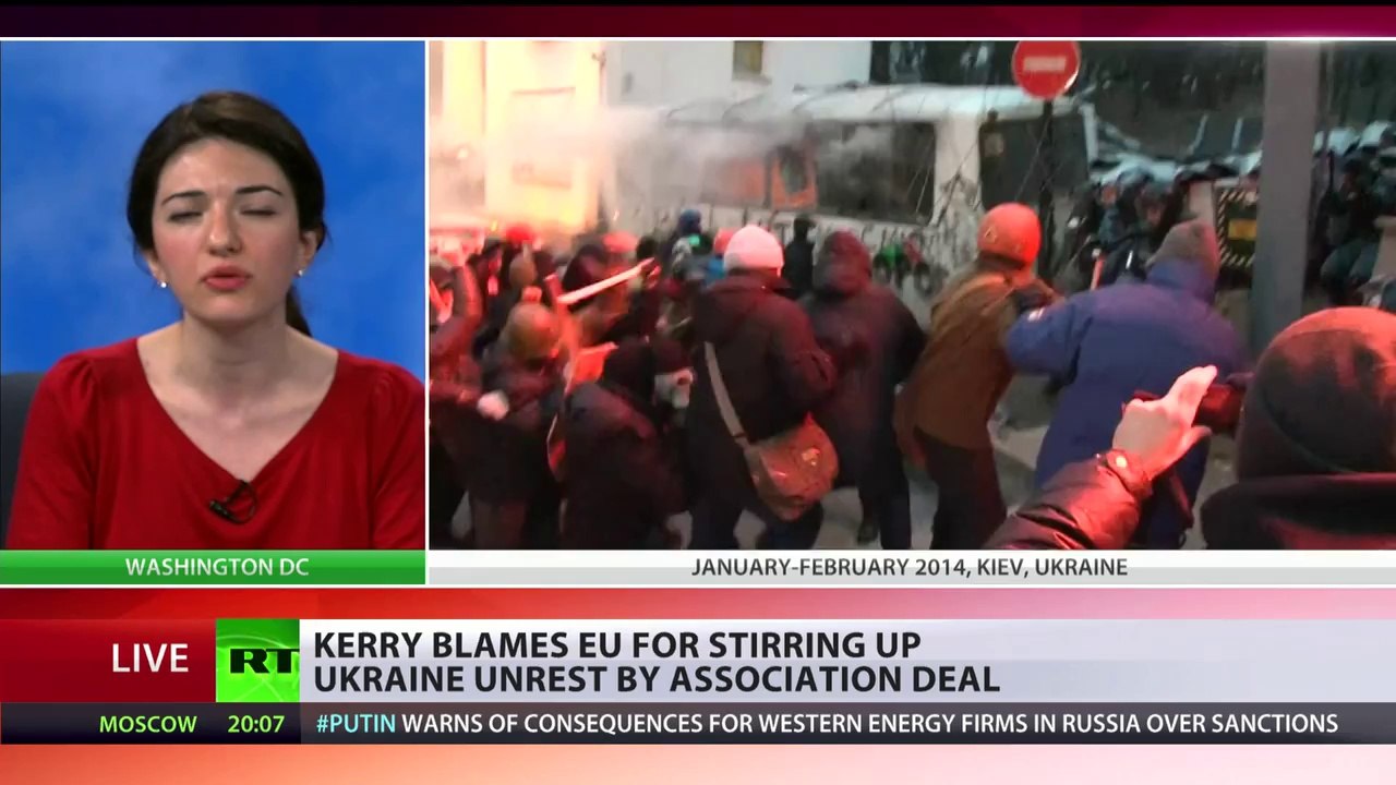 Guilty by Association? Kerry blames EU for stirring up Ukraine unrest