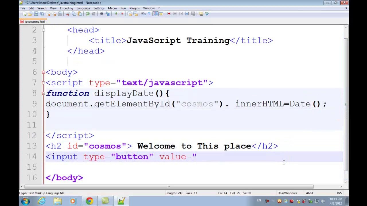 JavaScript in Urdu Part 6