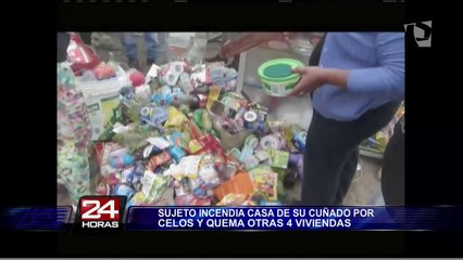 Puente Piedra: sujeto celoso provocó voraz incendio que afectó a cinco familias