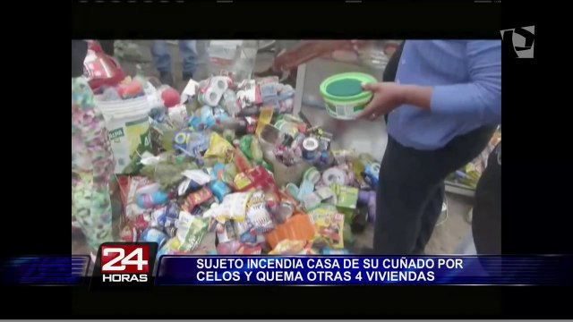 Puente Piedra: sujeto celoso provocó voraz incendio que afectó a cinco familias