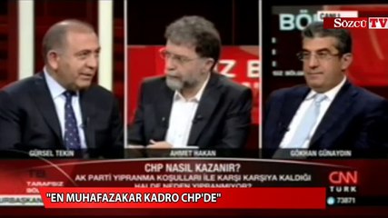"En muhafazakar kadro CHP'de"
