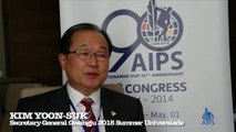 77th AIPS Congress in Baku: interview with Kim Yoon-Suk, Secretary General of Gwangju 2015 Summer Universiade