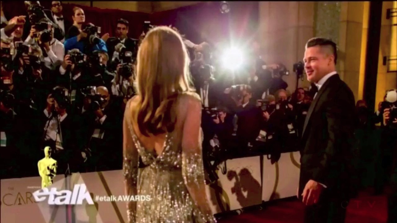 Brad Pitt Angelina Jolie @  the Oscars" Appearance