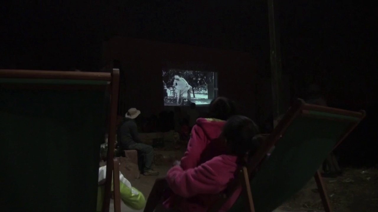 projection at Sans Souci Bioscope