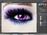 Change eyes Color and makeup on photoshop (urdu)